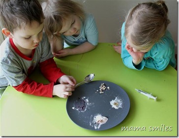 examining the results of their experiment