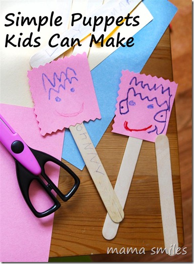 simple puppets kids can make