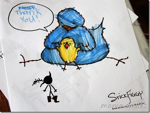 six-year-old speech bubble