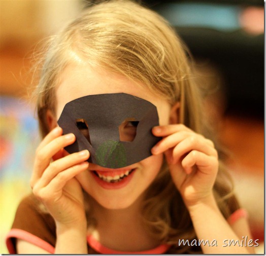 Lois Ehlert inspired mask - now with eyes!