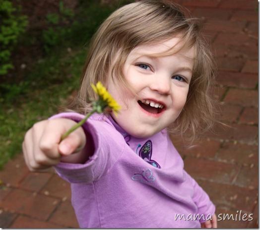 Finding flowers for mom 