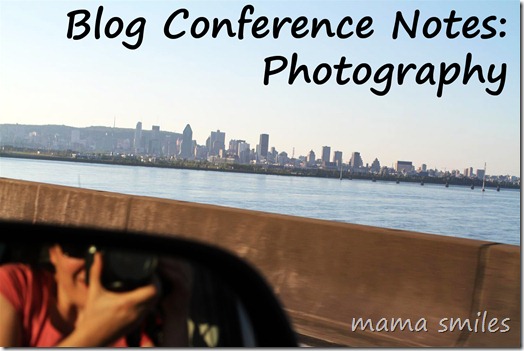 photography tips from a blog conference