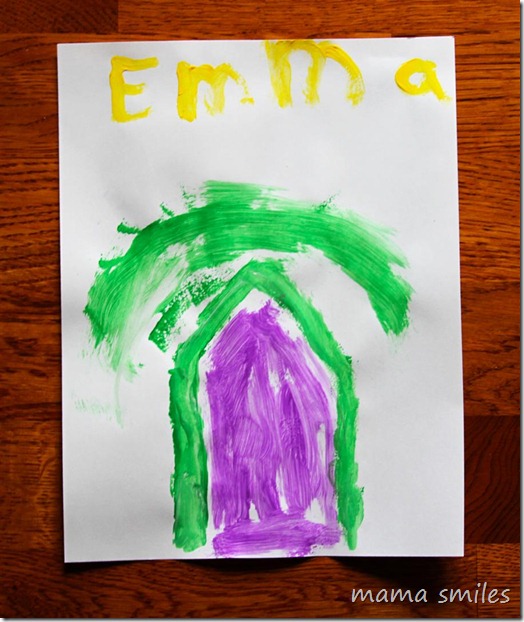 kindergarten house painting 