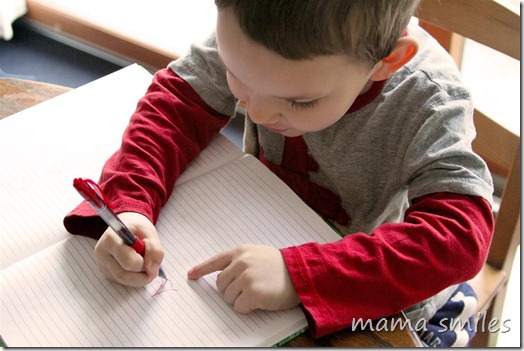 promoting literacy: journaling for littles