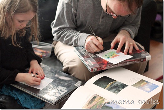 imitating famous paintings - creative inspiration