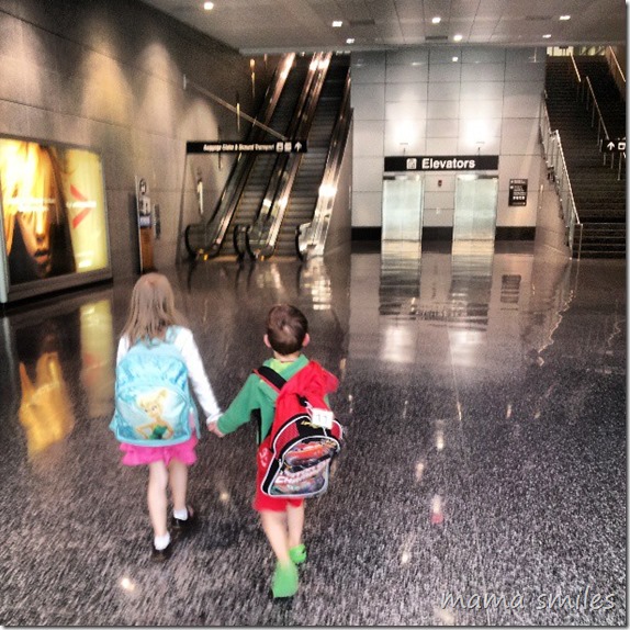 flying with kids