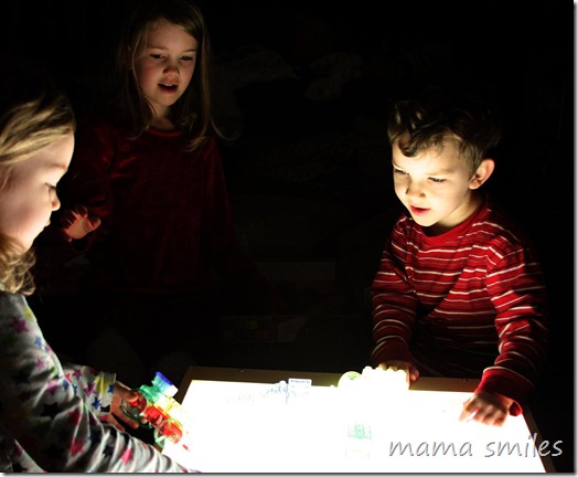 Light table play