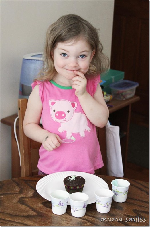 decorating cupcakes - great birthday party activity!