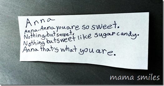anna name poem