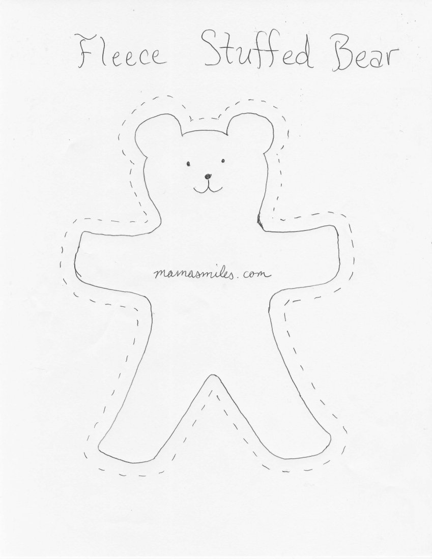 Fleece Stuffed Bear
